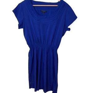 BANANA REPUBLIC Cobalt Blue Spring Dress knee length